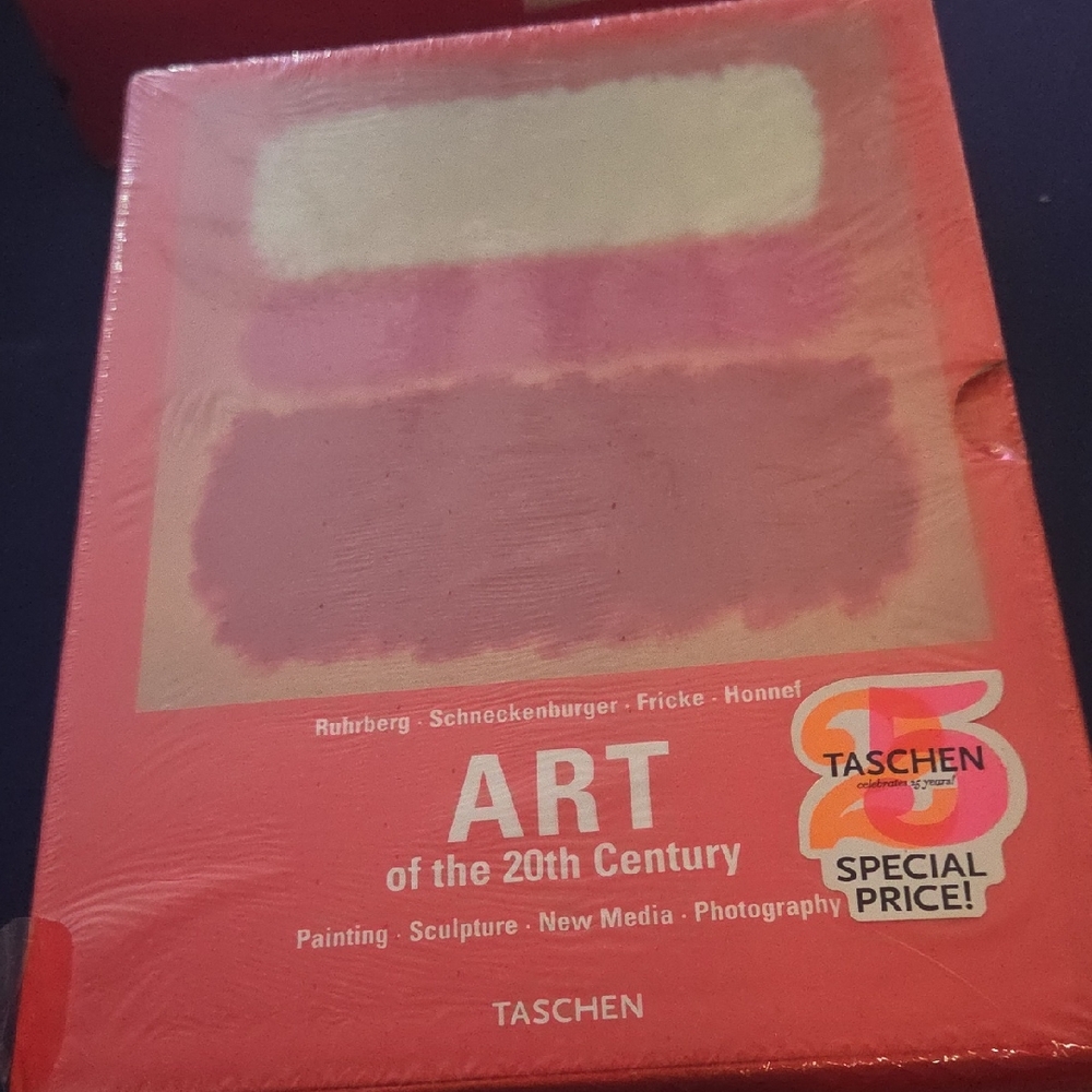 Taschen Art of the 20th Century Book - Red and Pink Cover